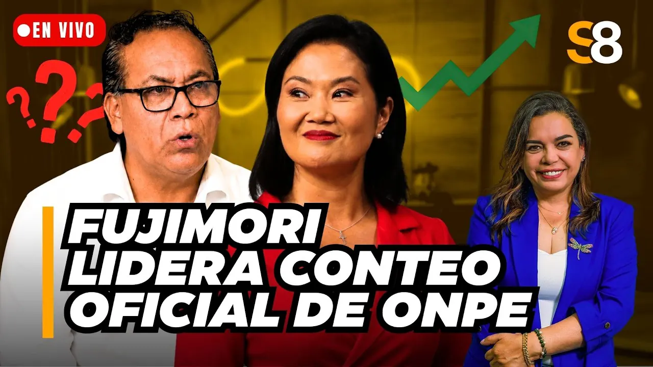 Reproducir: 🟡 FUJIMORI SUPERA A SÁNCHEZ: ¿CUÁL SERÁ EL RESULTADO FINAL? | Siempre a las ocho