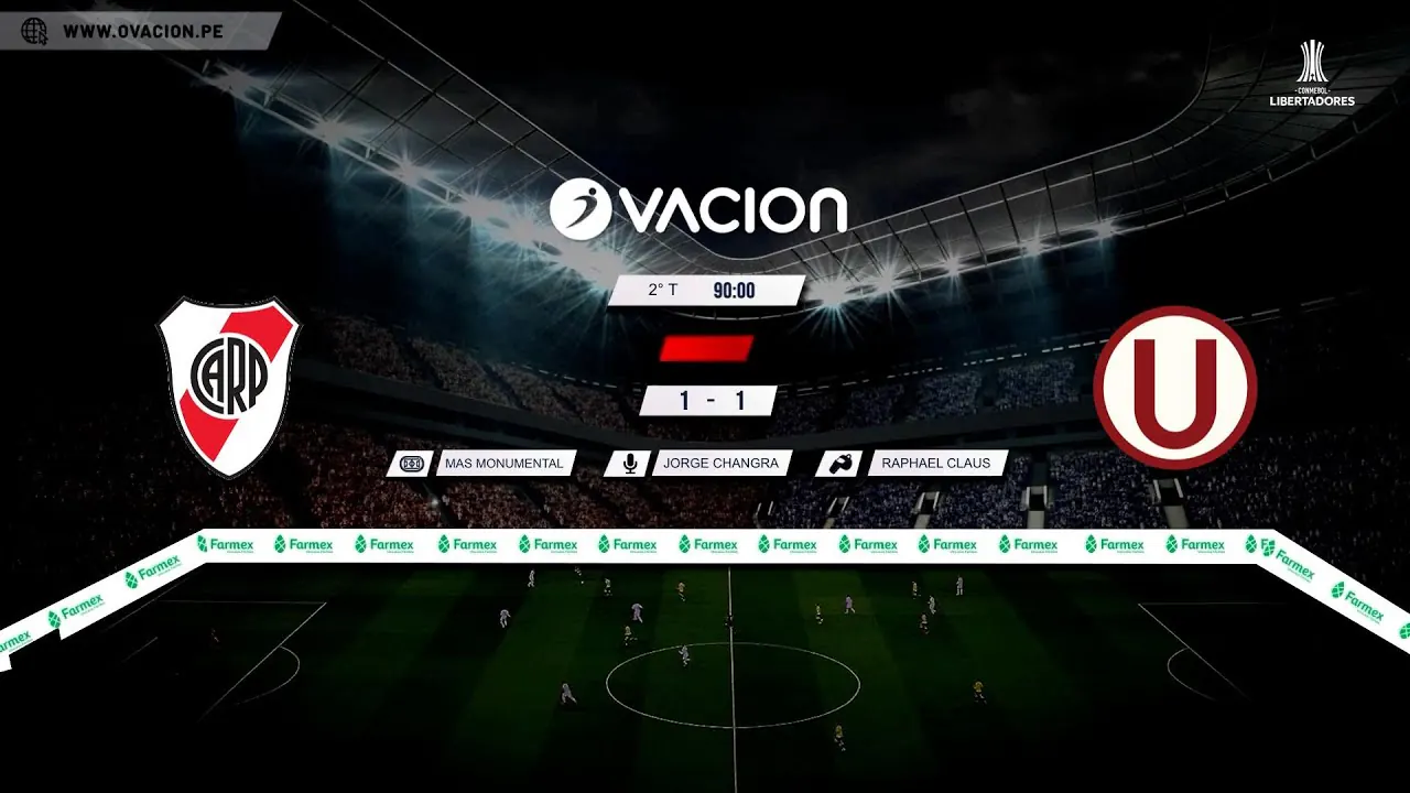 Reproducir: River Plate vs Universitario por RADIO OVACION 🔴 #ENVIVO | COPA LIBERTADORES