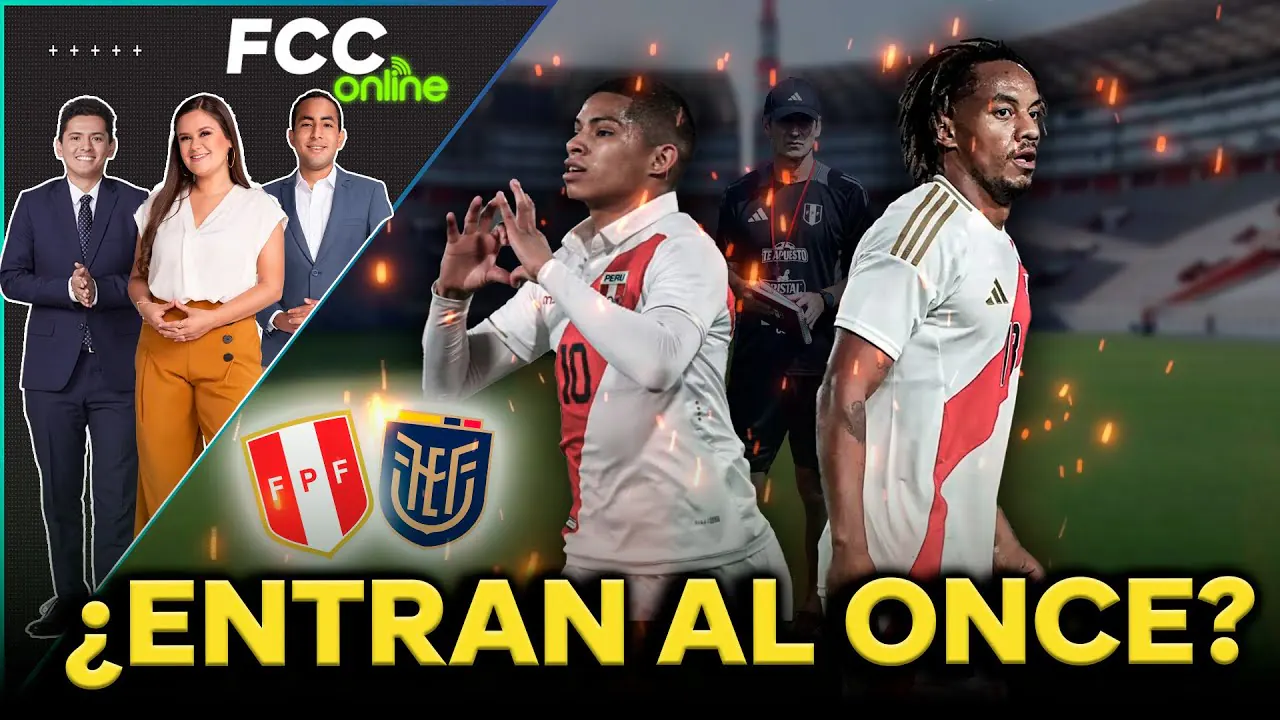 Reproducir: 🔴#ENVIVO PERÚ VS ECUADOR: ¿CARRILLO Y QUEVEDO FRENTE A ECUADOR? #FCCONLINE