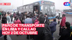PARO DE TRANSPORTE EN LIMA Y CALLAO: choferes y cobradores en pie de lucha | #EnVivoLR