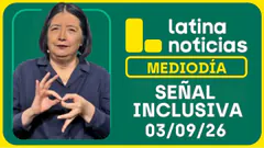 LATINA NOTICIAS MEDIODÍA SEÑAL INCLUSIVA - JUEVES 03 DE SEPTIEMBRE DE 2026