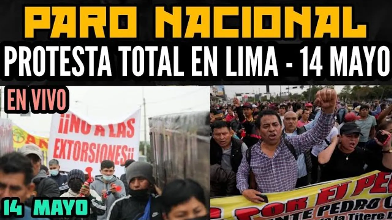 Reproducir: ¡MARCHA CONTRA LA DIKTADURA EN LIMA! / EN VIVO/ 4 DE MAYO 2025 - ¡ÚNETE A LA LUCHA!