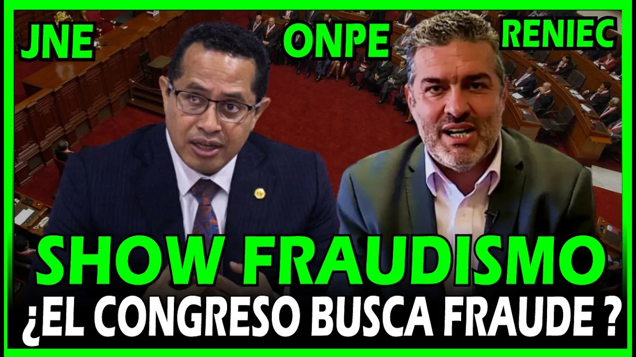 Reproducir: 🟢🟩 URGENTE !  JNE, ONPE Y RENIEC RESPONDEN ANTE EL CONGRESO