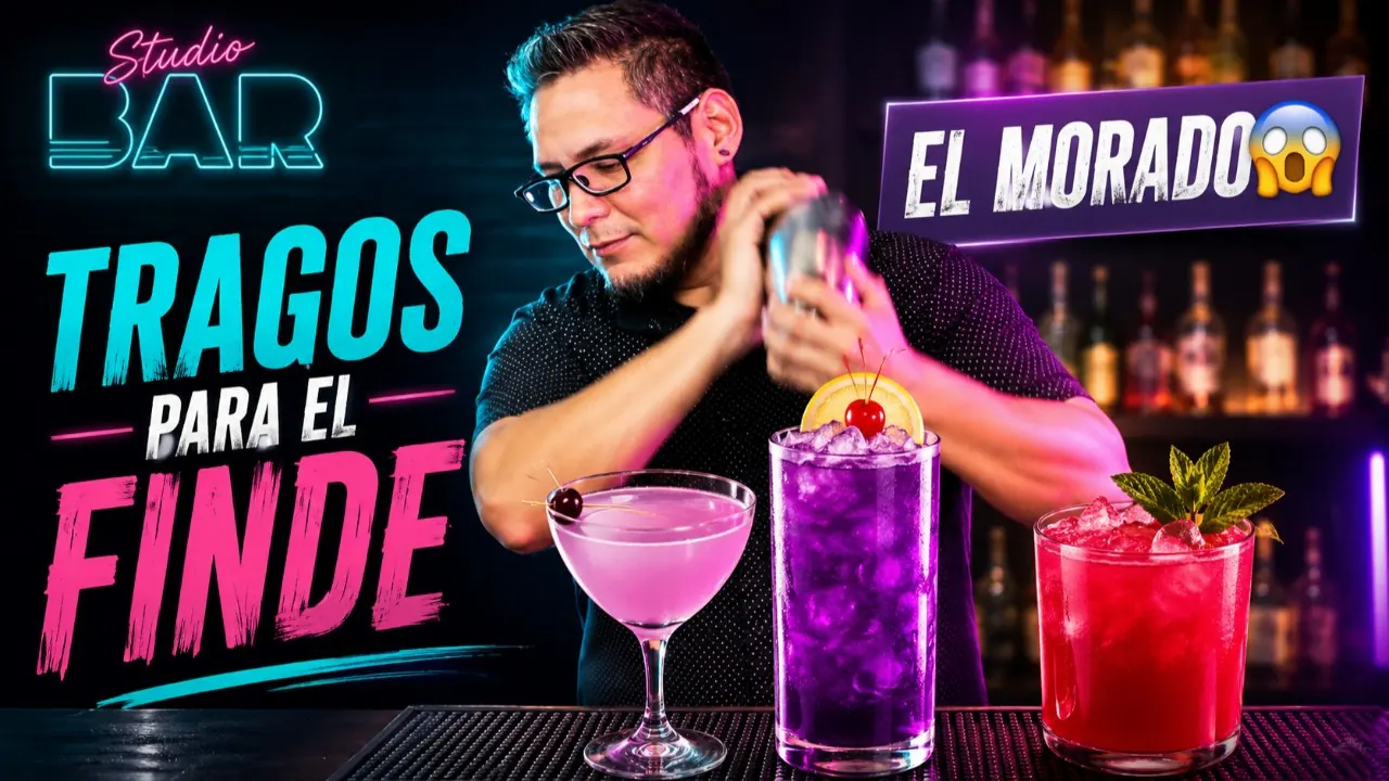 Reproducir: 3 TRAGOS CON GIN QUE VAN A SALVAR TU FIN DE SEMANA 🍸😱 | Studio Bar