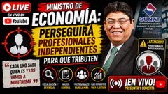 MINISTRO DE ECONOMIA: PERSEGUIRÁ PROFESIONALES INDEPENDIENTES PARA QUE TRIBUTEN