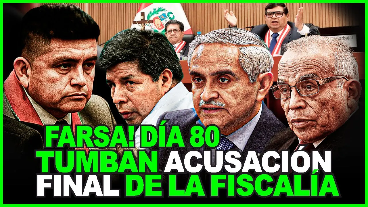 Reproducir: ⚠️ATENCIÓN! DESCARGOS FINALES DE ANIBAL TORRES Y OTROS JUICIO FARSA A PEDRO CASTILLO DÍA 80