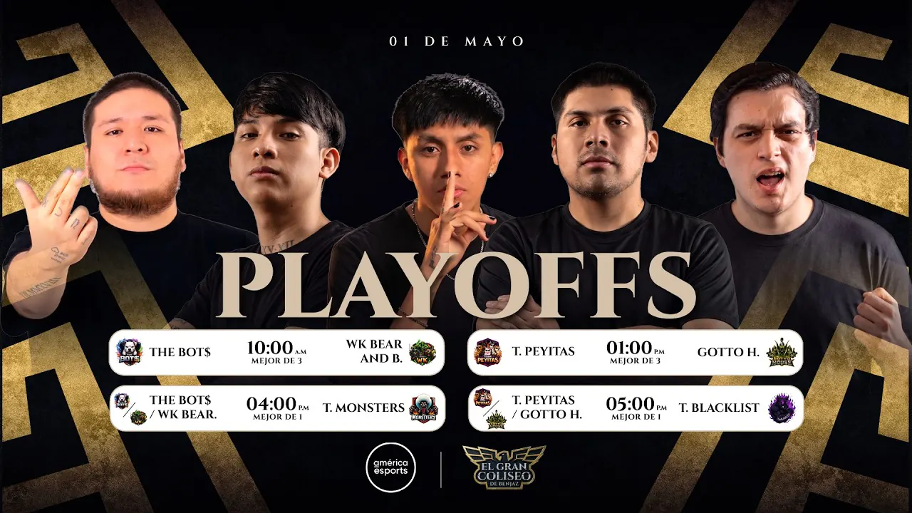 Reproducir: BOT$ vs WK BEAR & BONES | El Gran Coliseo de Benjaz: PLAYOFFS