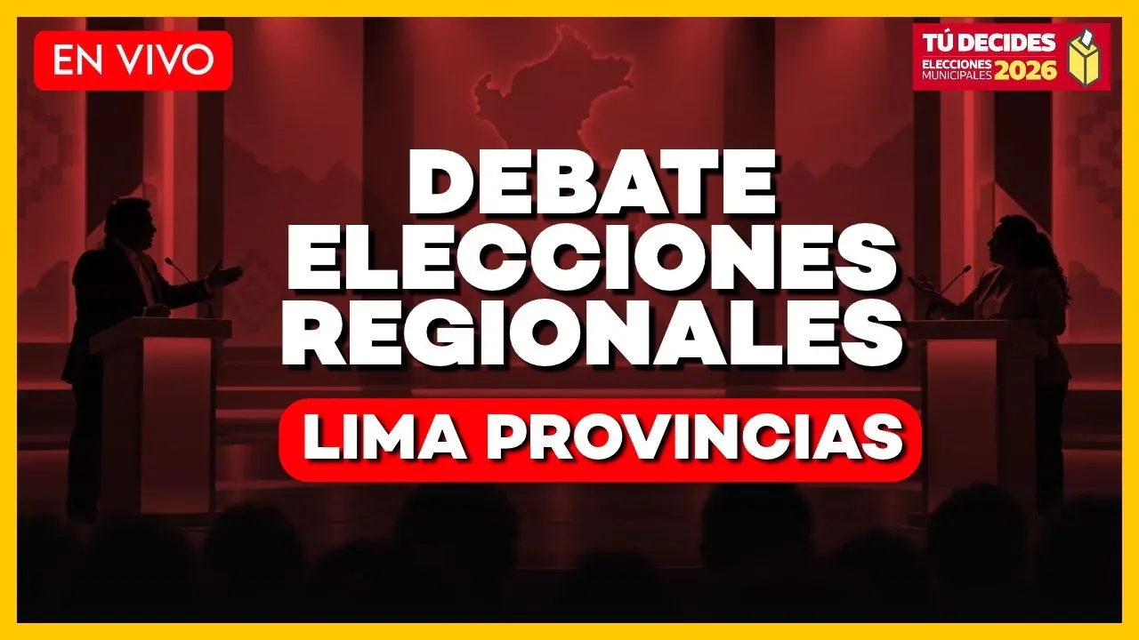 Reproducir: 🔴 JNE DEBATE DE CANDIDATOS EN VIVO: ELECCIONES REGIONALES EN LIMA PROVINCIAS | El Comercio
