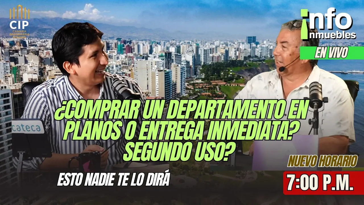 Reproducir: ¿Comprar un Departamento en Planos o Entrega Inmediata? ¿Segundo uso? - INFOINMUEBLES