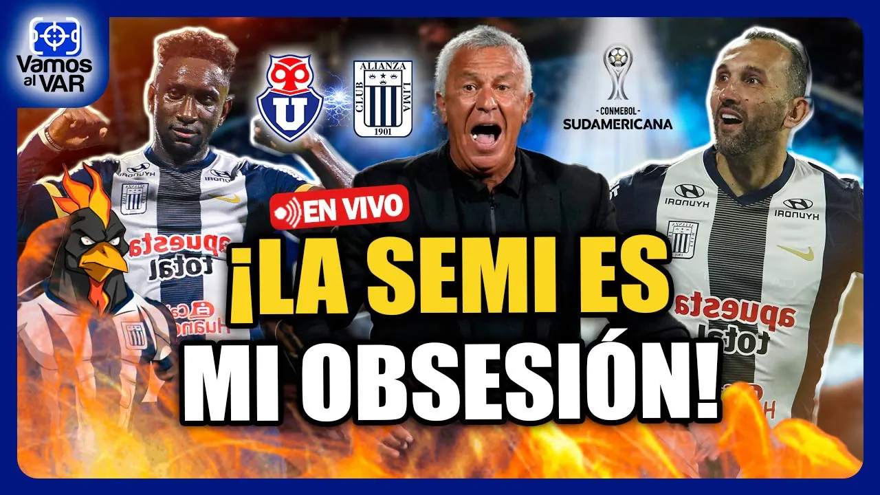 Reproducir: 🔴 #ENVIVO⚽ Alianza busca la hazaña: todo o nada ante U. de Chile🔥Sudamericana #VamosAlVar 24/09/25