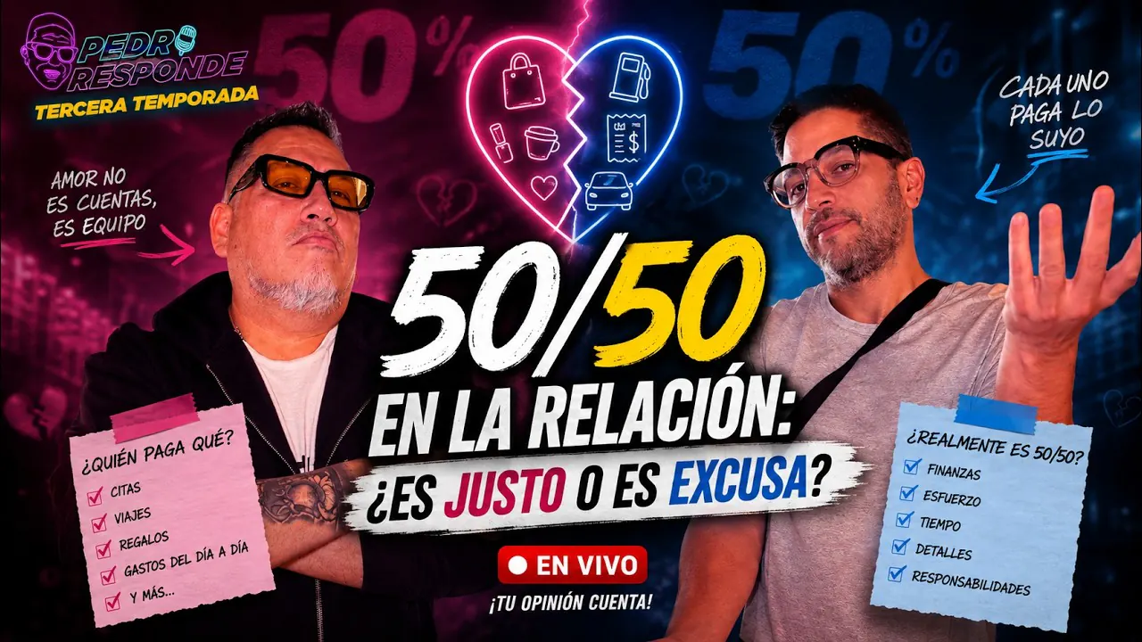 Reproducir: ¿SIEMPRE DEBE SER TODO MITAD MITAD? Y TAMBIÉN HABLAMOS DE FÚTBOL ¡PEDRO RESPONDE EN VIVO!