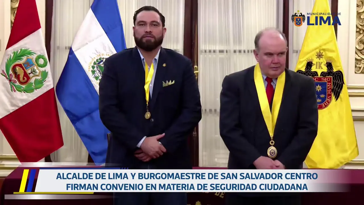 Reproducir: Firma de convenio de cooperación con la alcaldía de San Salvador | 9 de junio.