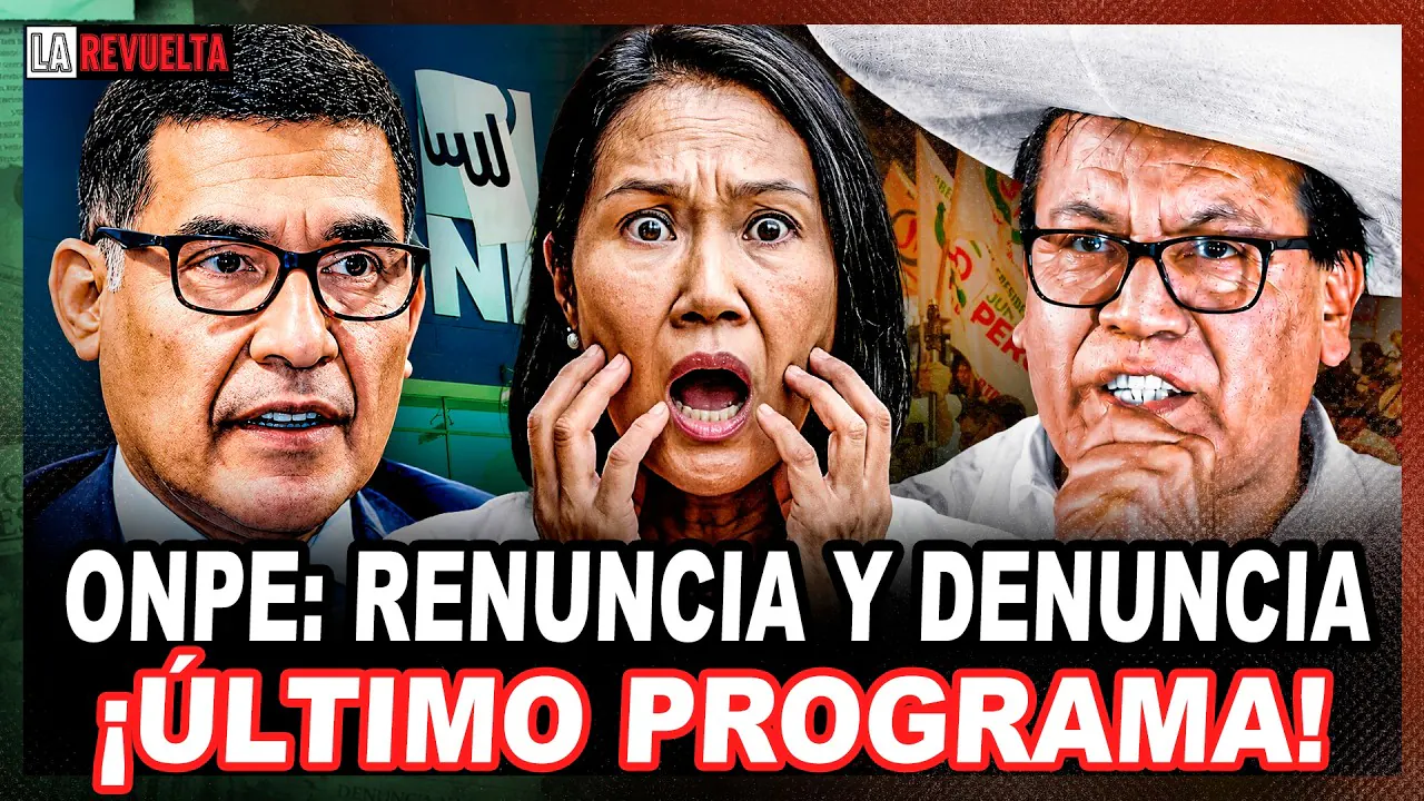 Reproducir: SECRETARIO DE ONPE: ''DENUNCIA FRAUDE'' | ÚLTIMO PROGRAMA DEL PODCAST LA REVUELTA 🔴