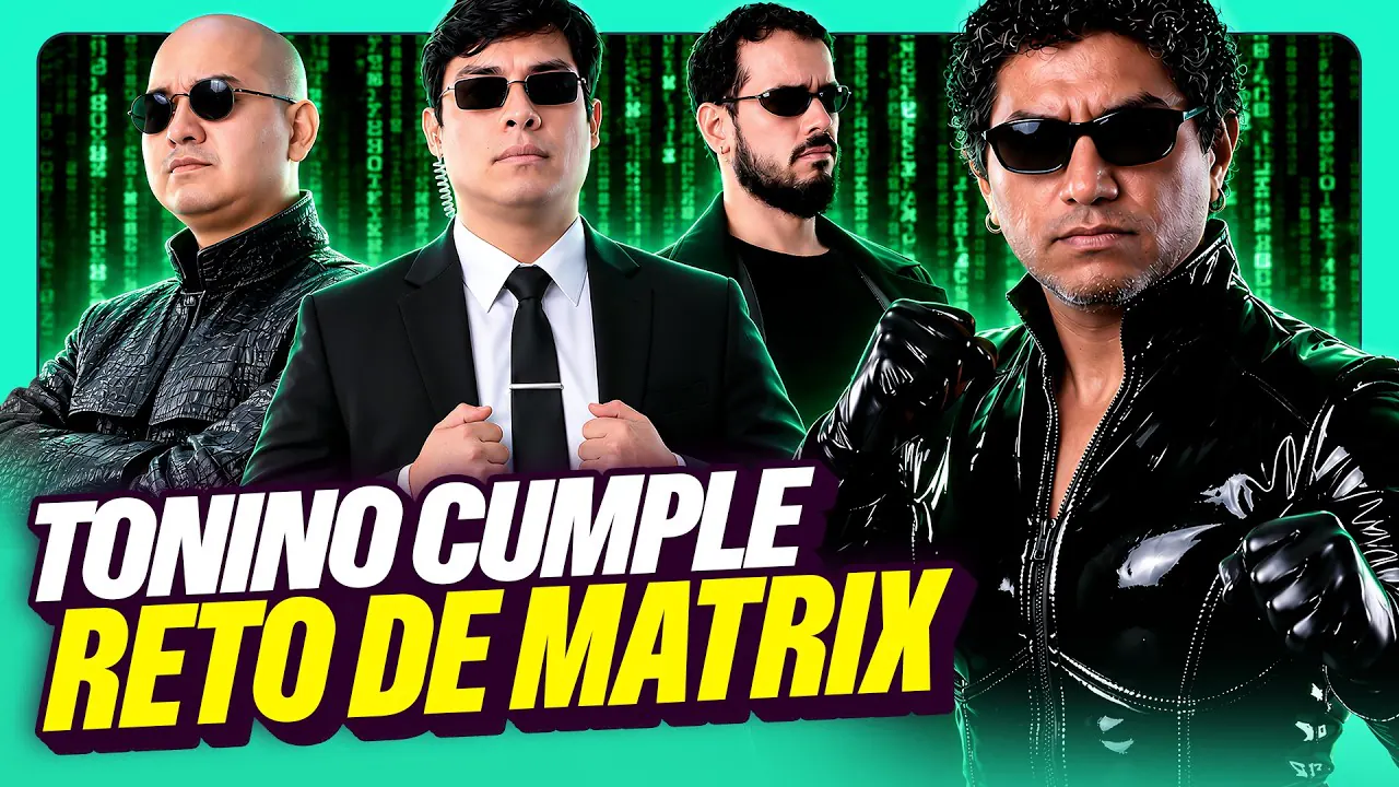 Reproducir: NOS VESTIMOS DE MATRIX | TONINO CUMPLE EL RETO DE VESTIRSE DE TRINITY | HABLA GOOD