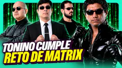 NOS VESTIMOS DE MATRIX | TONINO CUMPLE EL RETO DE VESTIRSE DE TRINITY | HABLA GOOD