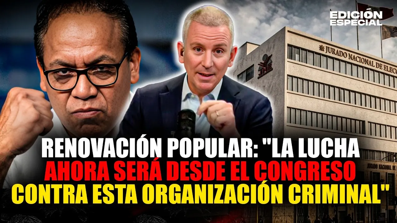 Reproducir: #EnVivo Renovación Popular anuncia lucha en el Congreso contra red criminal del fraude
