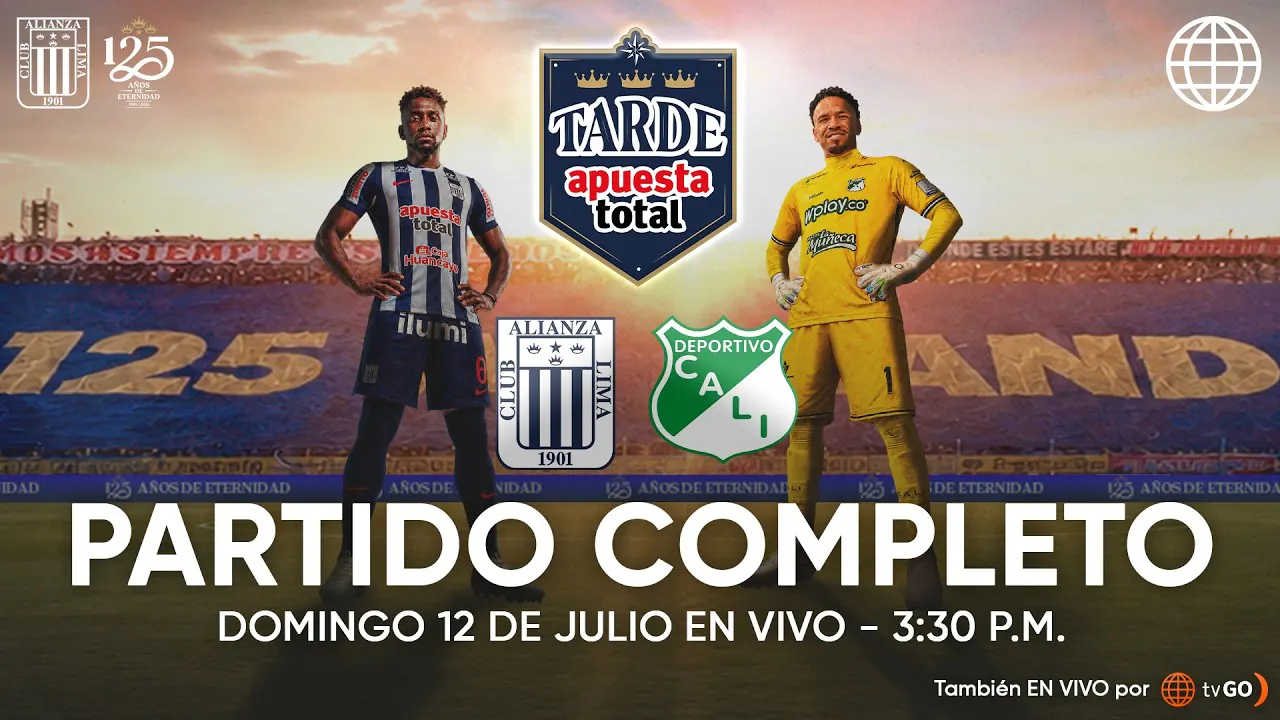 Reproducir: 🔵 EN VIVO: ALIANZA LIMA VS. DEPORTIVO CALI | TARDE APUESTA TOTAL 2026 | AMÉRICA