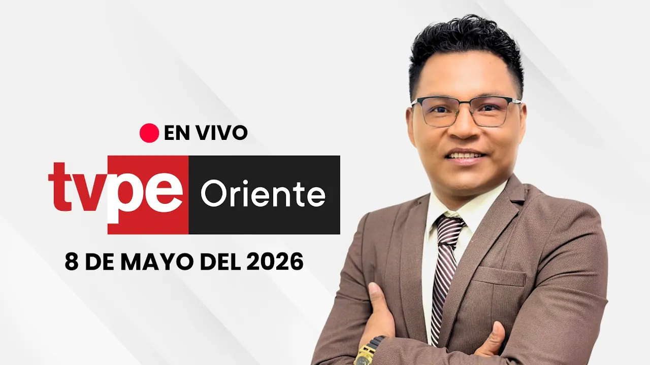 Reproducir: 🔴 TVPerú Oriente EN VIVO HOY | Noticias de la Amazonía peruana – 8 de mayo 2026