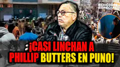 #EnVivo Phillip Butters se salva de ser linchado en Puno