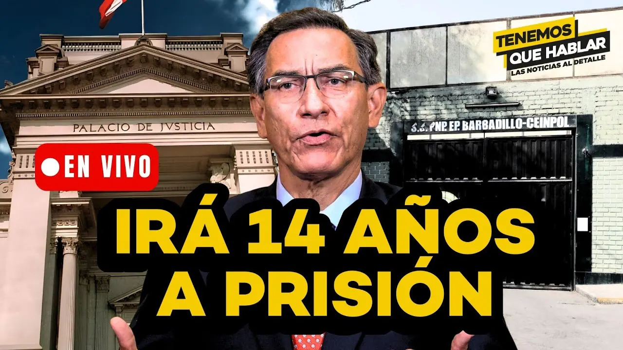 Reproducir: 🔴 PJ dicta veredicto del juicio a Vizcarra: ¿15 años de prisión o absolución total? | TQH EN VIVO