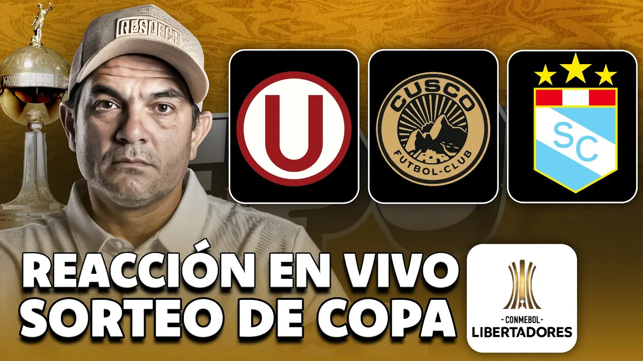 Reproducir: SORTEO DE LA COPA LIBERTADORES: CONOCEMOS LOS GRUPOS DE LA U, SC Y CUSCO | #ENVIVO EPC🔴COKI GONZÁLES