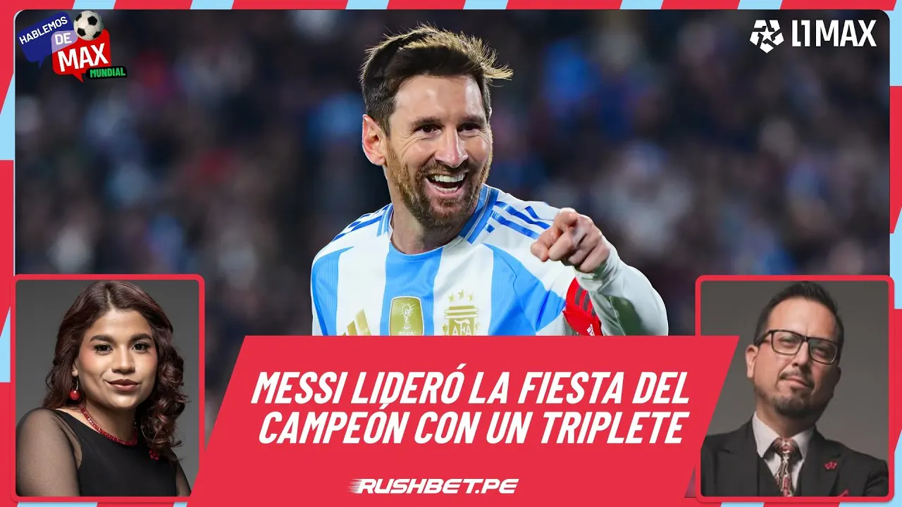 Reproducir: 🔴CON UN TRIPLETE, MESSI LIDERÓ LA FIESTA DEL CAMEPÓN! | HABLEMOS DE MAX - EN VIVO