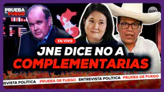 EN VIVO SIN ELECCIONES COMPLEMENTARIAS: presión al JNE y escenario rumbo a segunda vuelta