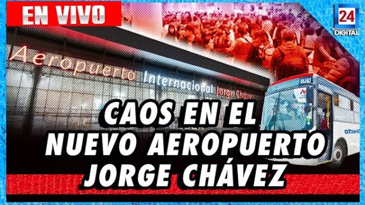 Reproducir: 🚨 ¿De mal en peor en el nuevo aeropuerto Jorge Chávez?🛬 | ⚪🔵 #24digital
