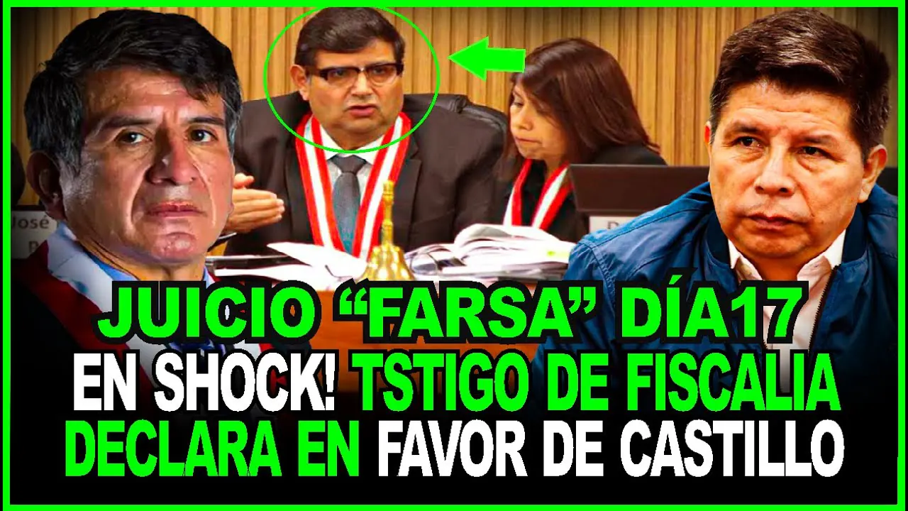 Reproducir: PEDRO CASTILLO! DECLARAN CONGRESISTAS OLIVOS Y ECHEVERRIA / JUICIO FARSA DÍA 17