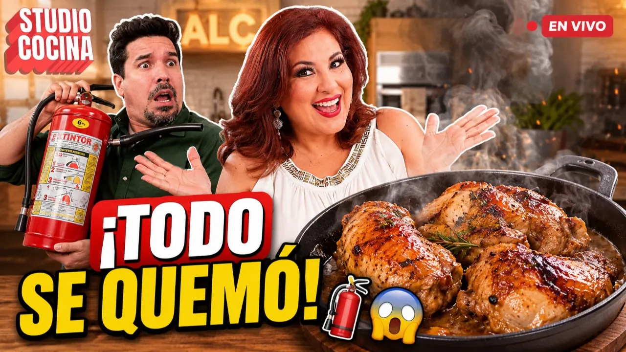 Reproducir: MÓNICA TORRES PRENDE FUEGO STUDIO COCINA 🔥🧯 | POLLO A LA CERVEZA