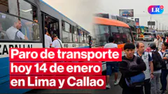 PARO DE TRANSPORTE HOY: panorama a esta hora en Lima y Callao | #EnVivoLR