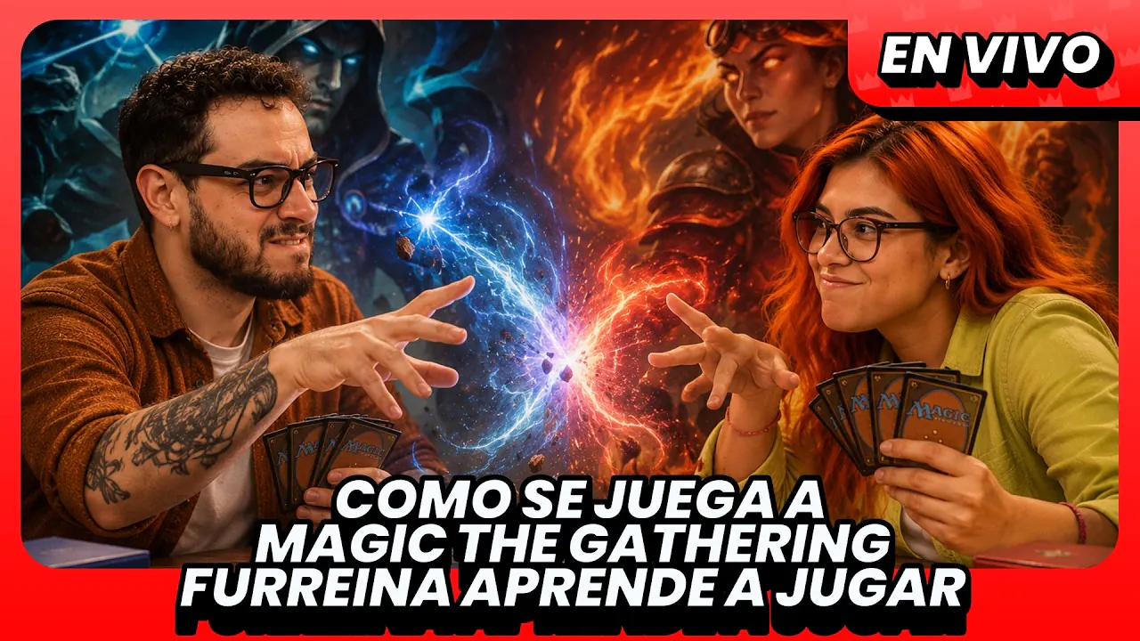 Reproducir: HOY SI LE ENSEÑO A JUGAR MAGIC A GISELLE | TUTORIAL MAGIC: THE GATHERING| LOSFURREYES EN VIVO