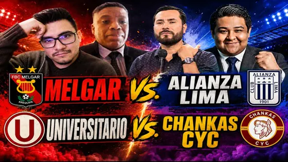 MELGAR VS ALIANZA LIMA EN VIVO | UNIVERSITARIO VS CHANKAS | LIGA 1 2026 | FECHA 6 CLAUSURA