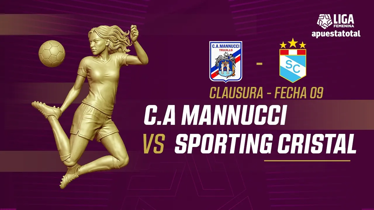 Reproducir: 🔴 EN VIVO | C.A. MANNUCCI VS SPORTING CRISTAL | LIGA FEMENINA | CLAUSURA FECHA 9