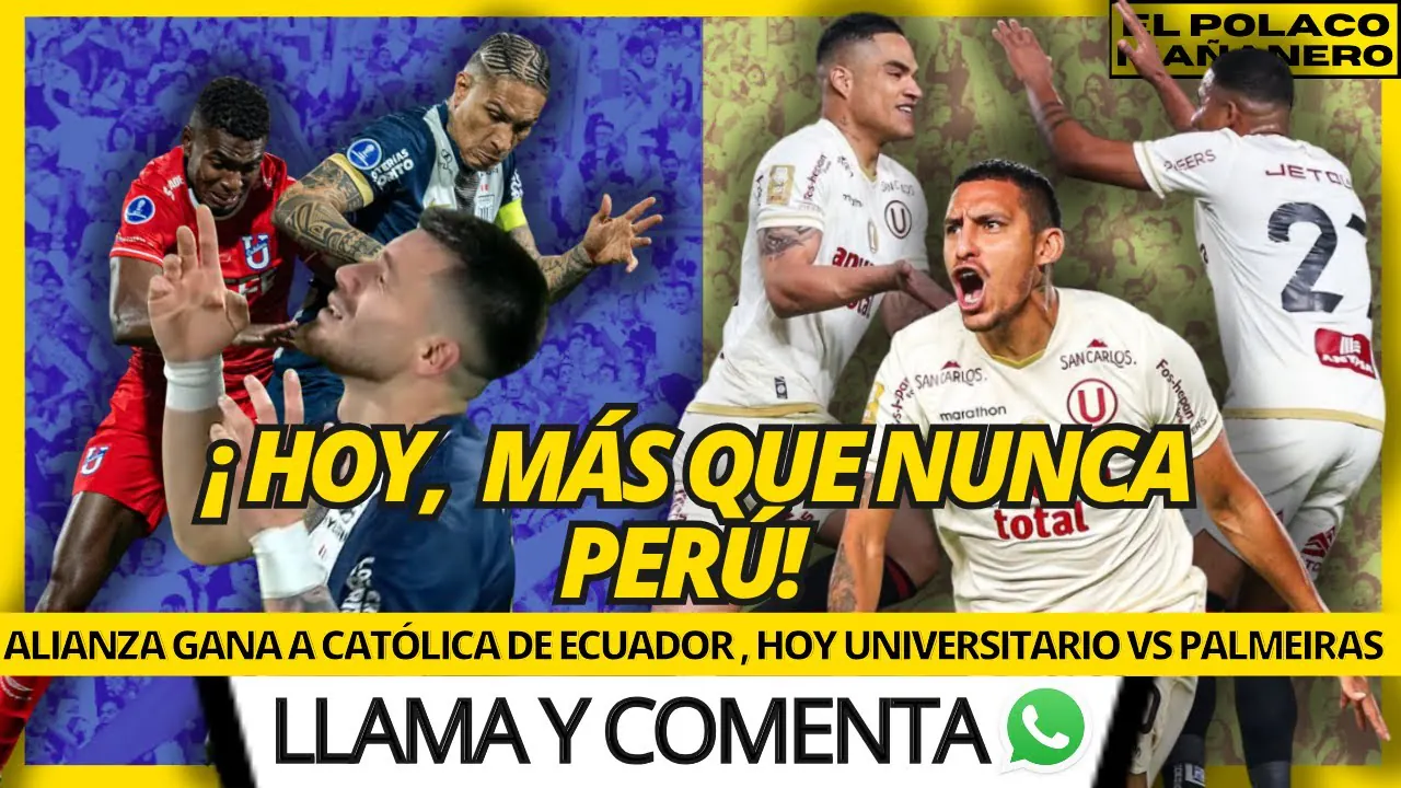 Reproducir: UNIVERSITARIO VS. PALMEIRAS : LA PREVIA - ALIANZA LIMA (2-0) U. CATÓLICA DE ECUADOR - Loco HDC