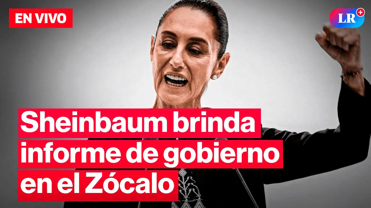 Reproducir: 🔴 EN VIVO: Claudia Sheinbaum rinde su informe de primer año en el Zócalo CDMX