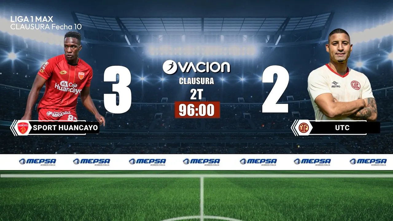 Reproducir: SPORT HUANCAYO VS UTC por RADIO OVACION 🔴 #ENVIVO | LIGA 1 MAX
