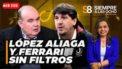 LÓPEZ ALIAGA PRESENTA SUS PROPUESTAS Y JEAN FERRARI LO DICE TODO HOY | Siempre a las ocho