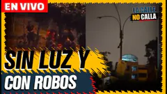 EN VIVO – ¡A OSCURAS Y A MERCED DE LA DELINCUENCIA! | LA CALLE NO CALLA POR PANAMERICANA