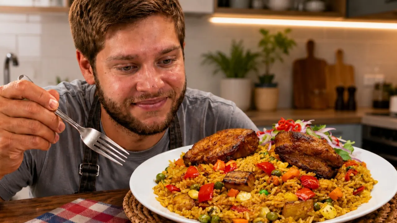 Reproducir: El ARROZ CON CHANCHO más sabroso que vas a preparar 🤤 I HABLANDO PERO COMIENDO