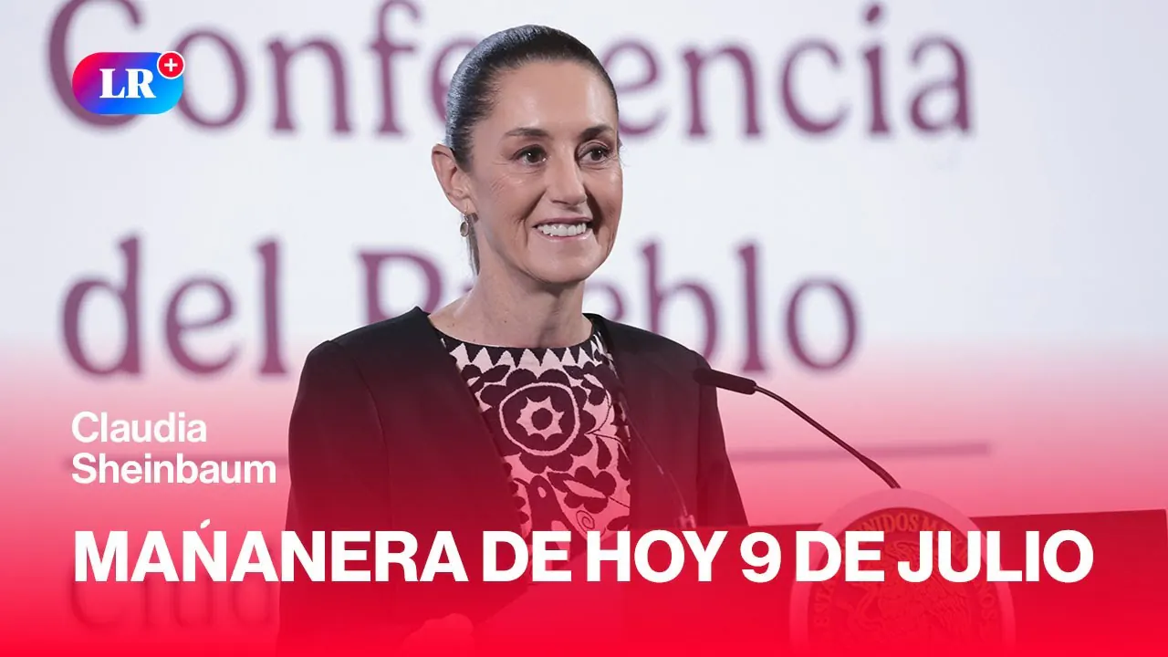 Reproducir: 🔴 Esto dijo CLAUDIA SHEINBAUM en la CONFERENCIA MAÑANERA de HOY, 8 de julio de 2025