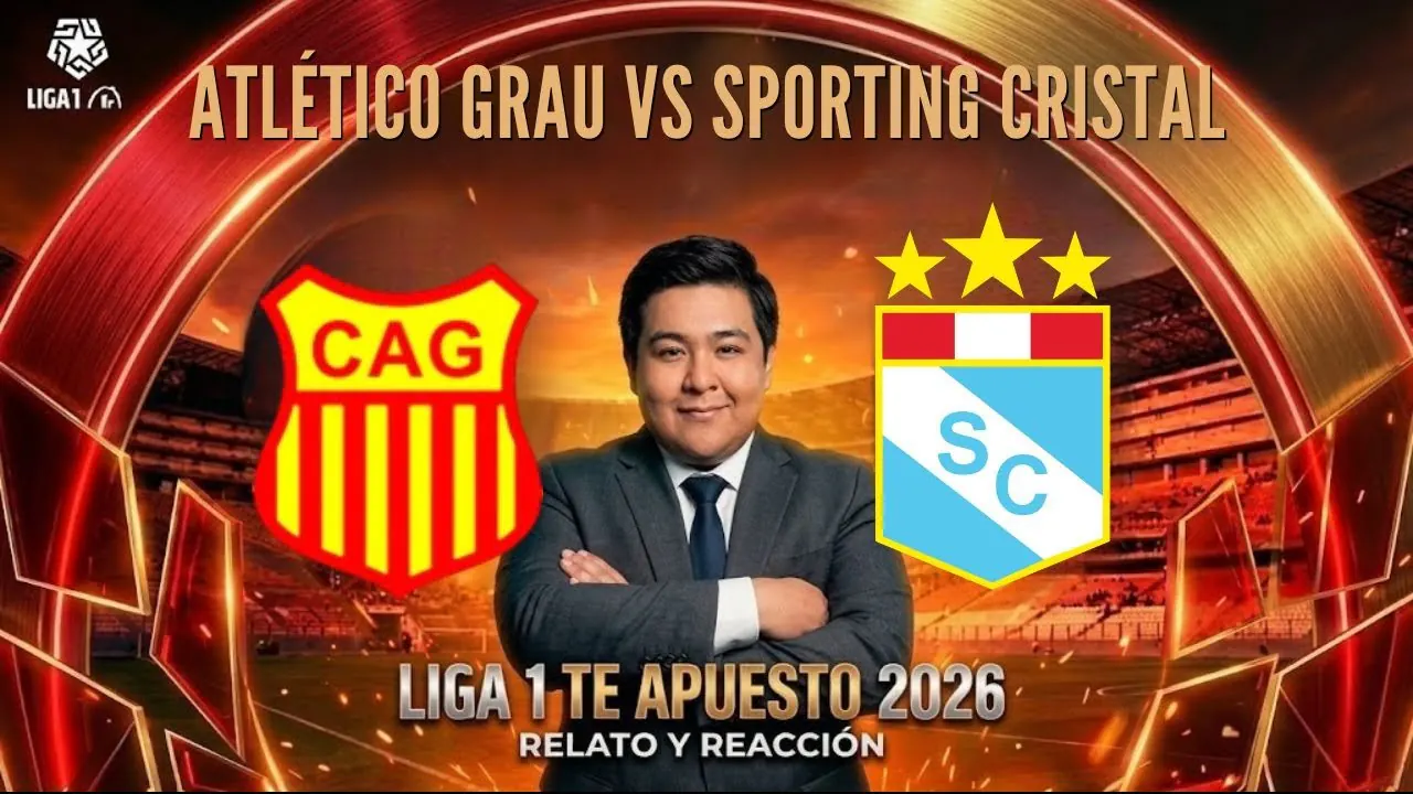 Reproducir: 🔴 EN VIVO: Atlético Grau vs Sporting Cristal HOY | Liga 1 2026 - Fecha 10 | Narración ORIGINAL