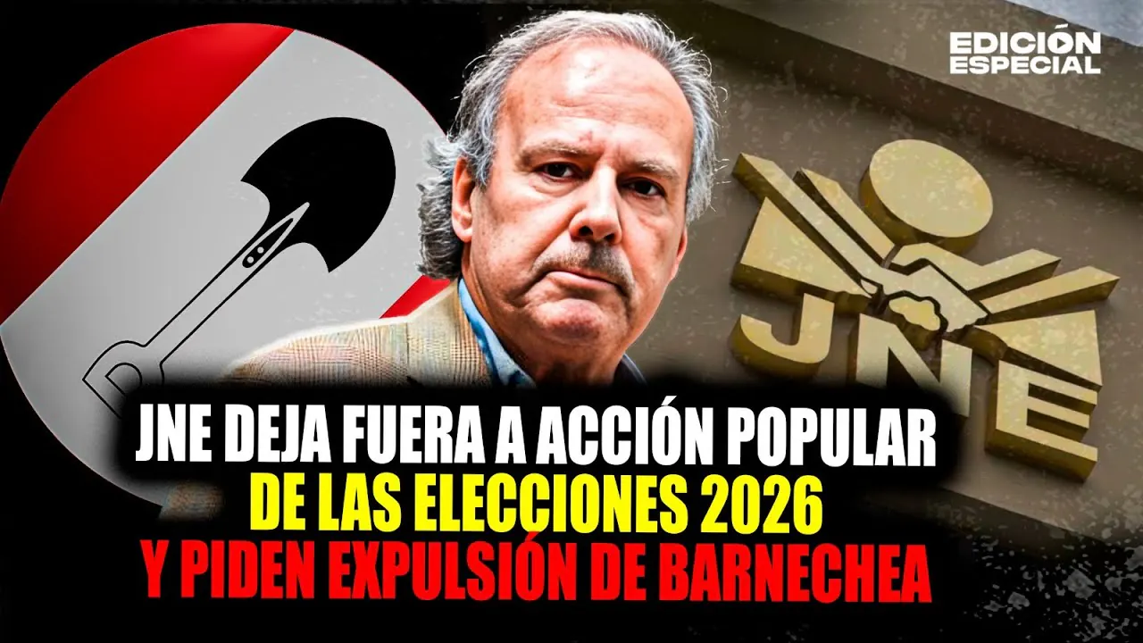 Reproducir: #EnVivo JNE deja fuera a Acción Popular de las elecciones y militantes piden expulsión de Barnechea