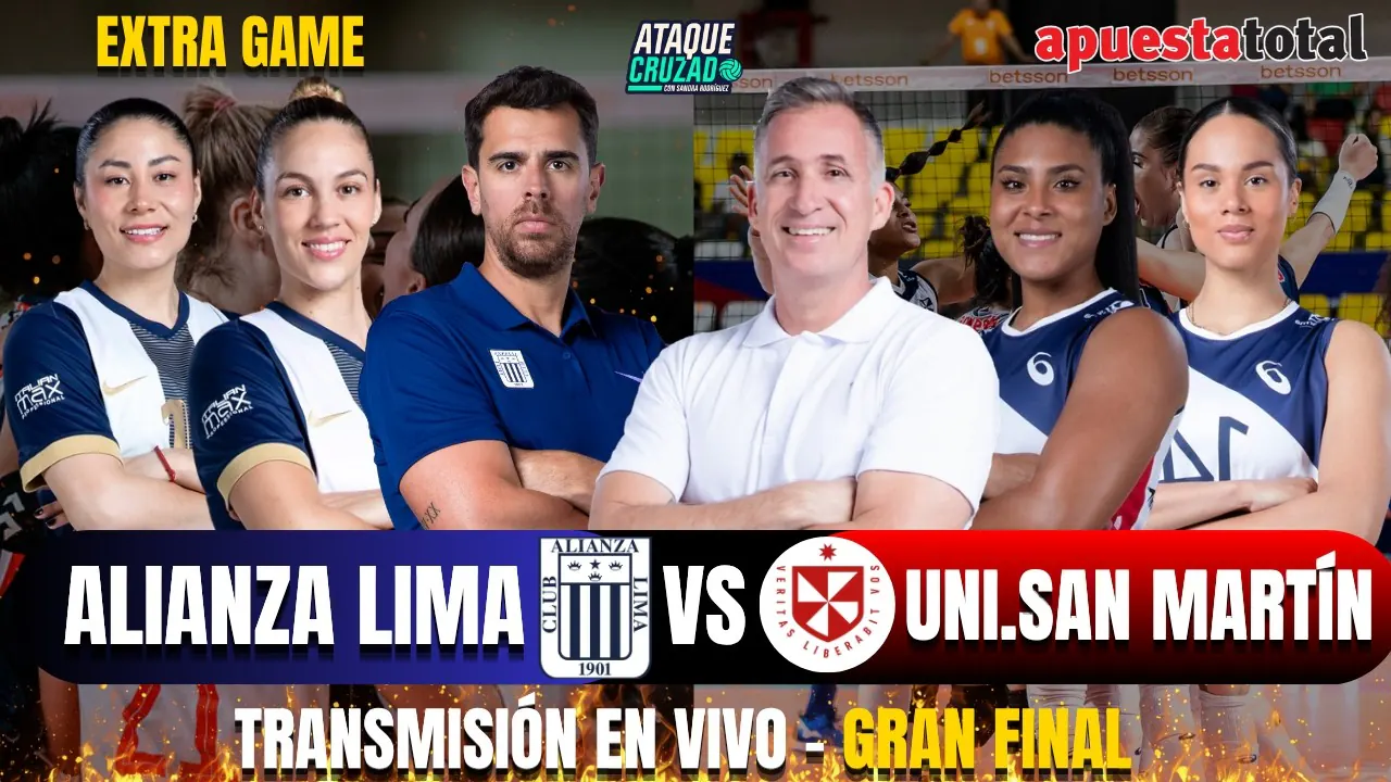 Reproducir: ALIANZA LIMA vs SAN MARTÍN 🔥 FINAL EXTRA GAME | ¡SE DEFINE EL CAMPEÓN! 🏐