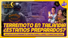 TERREMOTO AZOTA TAILANDIA ¿ESTAMOS PREPARADOS? / MELISSA KLUG CONTRA P. LOPEZ Y CUEVA EN 'EVDLV'