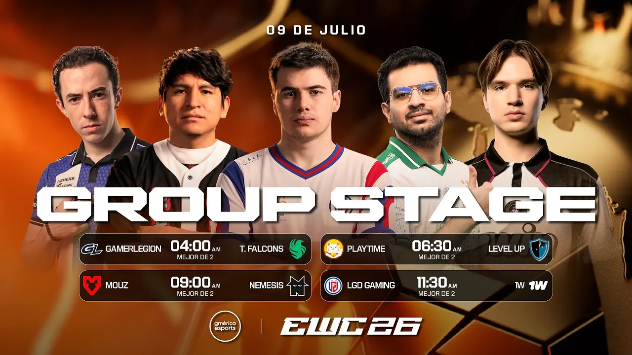 Reproducir: EWC 2026 - Dota 2 - FALCONS vs GAMERLEGION: Group Stage