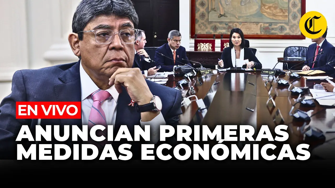 Reproducir: 🔴 MINISTRO DE ECONOMÍA ANUNCIA PRIMERAS MEDIDAS DE GOBIERNO DE KEIKO FUJIMORI | EN VIVO| El Comercio