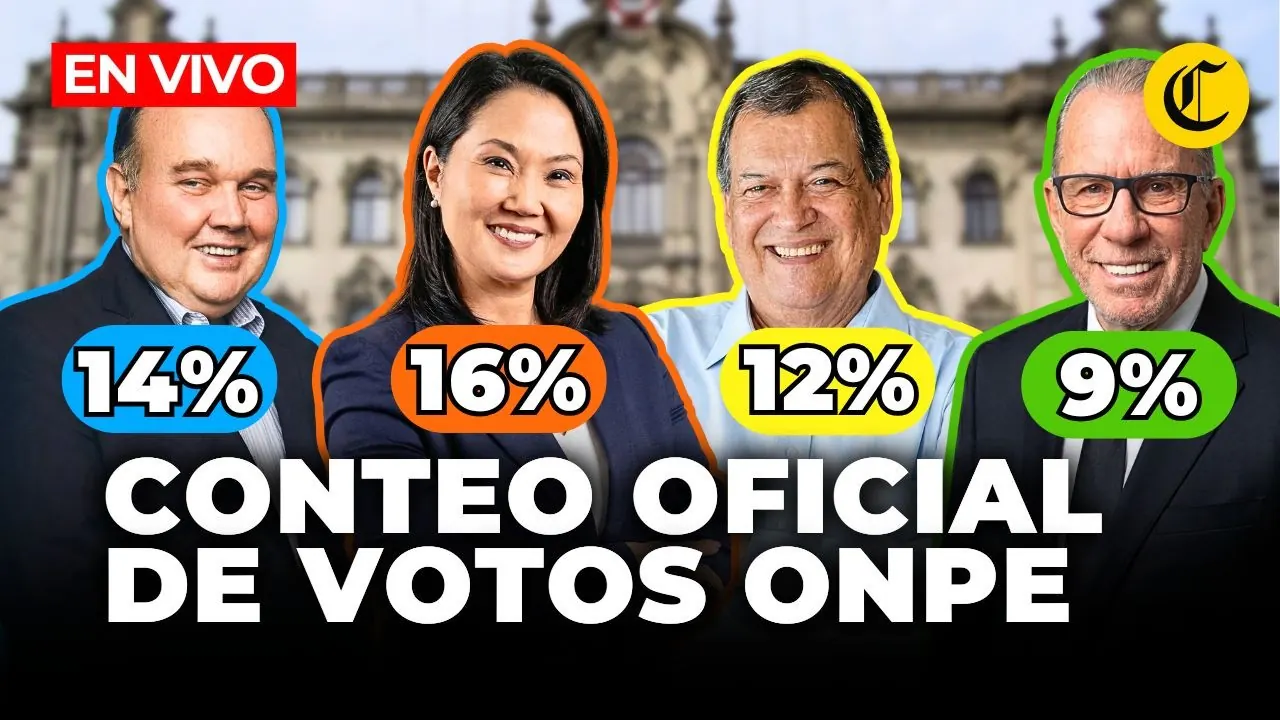 Reproducir: 🔴 RESULTADOS DE ELECCIONES 2026 EN VIVO: CONTEO DE VOTOS DE LA ONPE | El Comercio