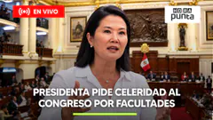 KEIKO FUJIMORI CUESTIONA RETRASO DEL CONGRESO EN DELEGACIÓN DE FACULTADES LEGISLATIVAS | HORA PUNTA