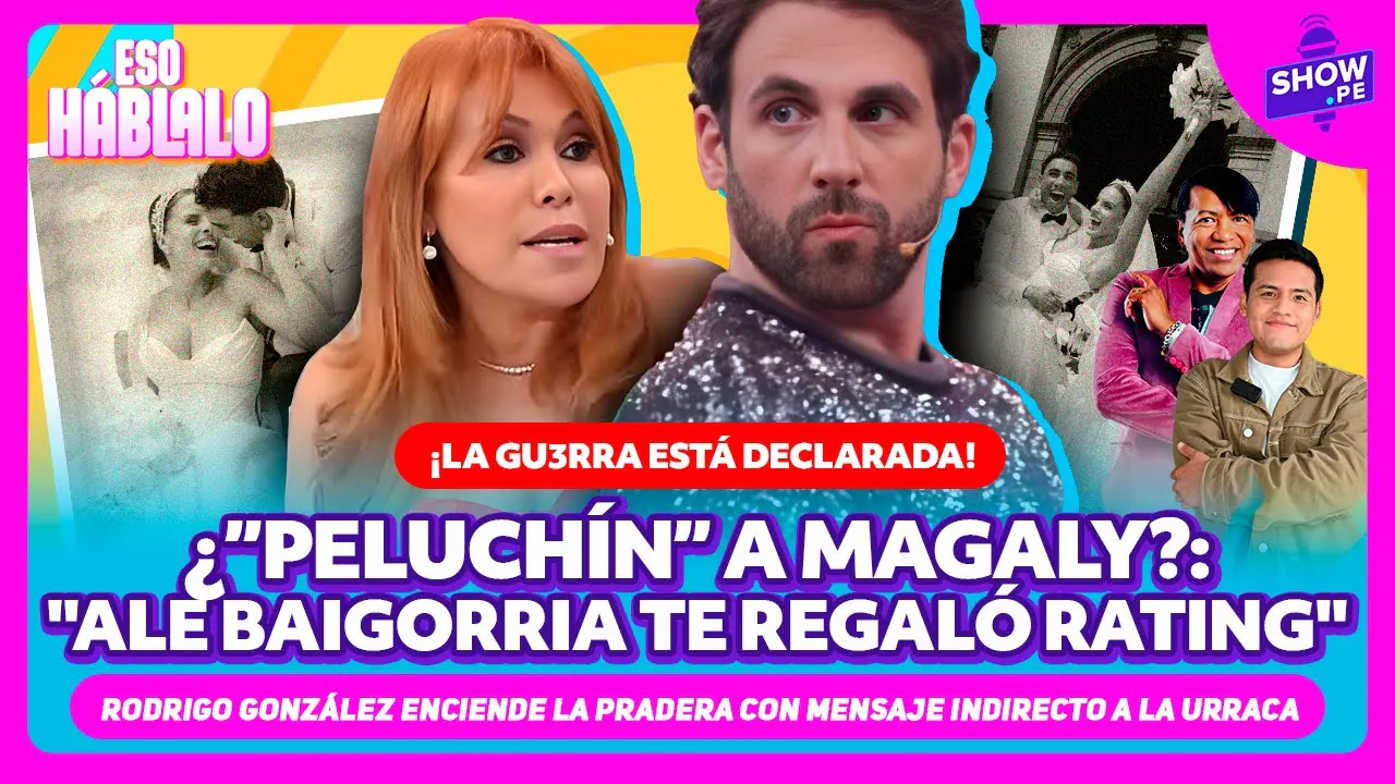 Reproducir: PELUCHIN VS MAGALY MEDINA: "ALEJANDRA BAIGORRIA TE REGALÓ RATING"